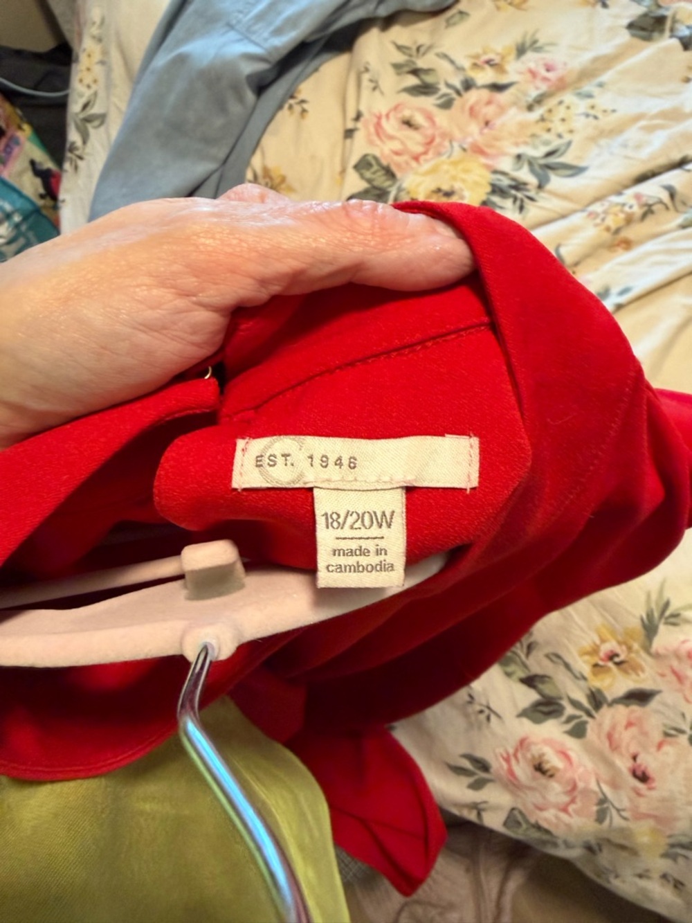 One-Shoulder Red Ruffle Dress - Picture 3 of 4